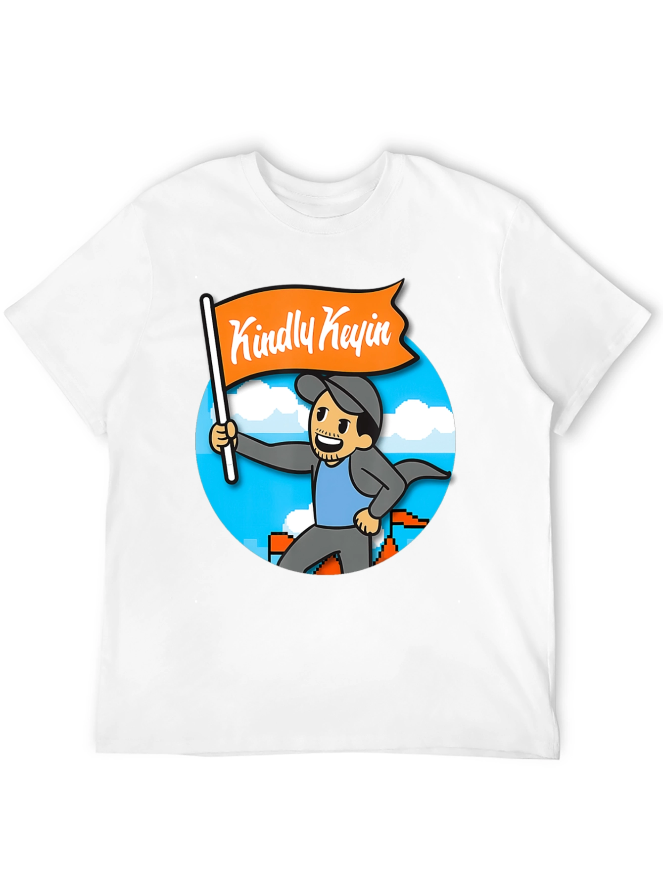 Kindly Kevin T-Shirt - Gamer Cartoon Style