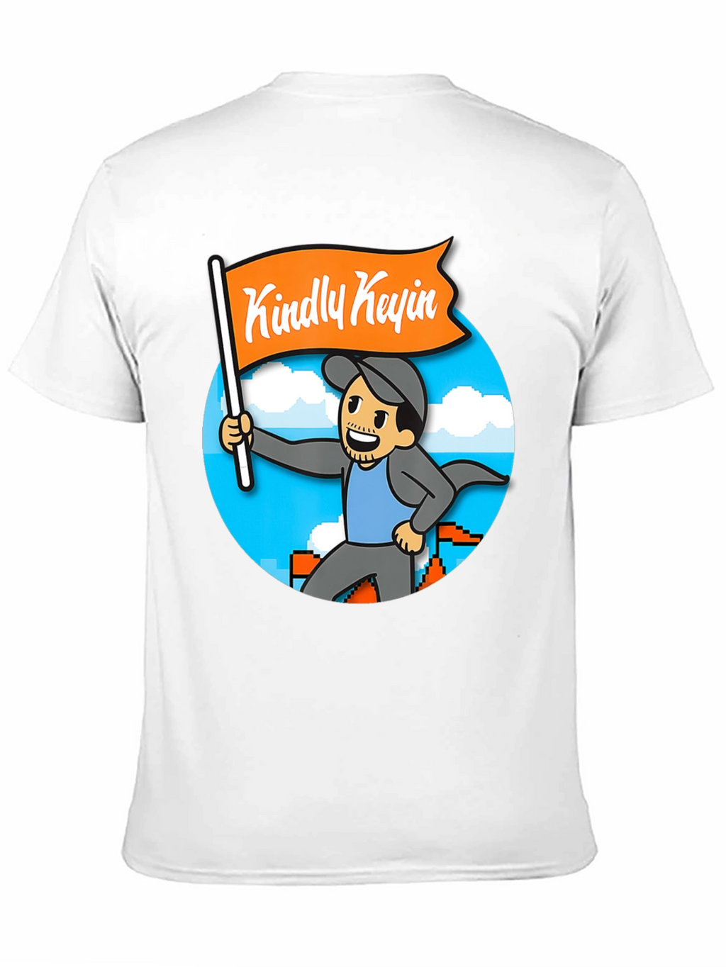 Kindly Kevin T-Shirt - Gamer Cartoon Style