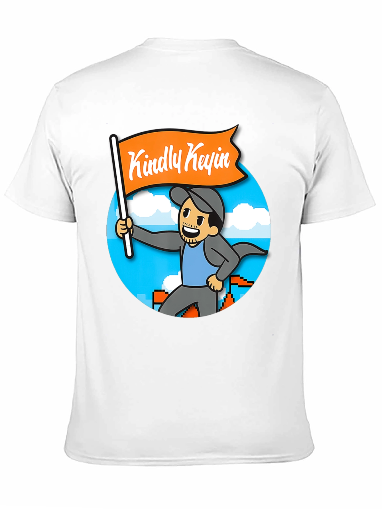 Kindly Kevin T-Shirt - Gamer Cartoon Style