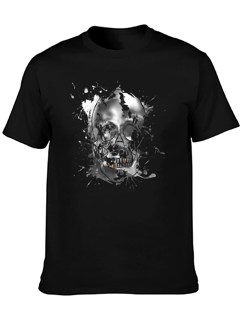 Skull Graphic T-Shirt - Edgy Streetwear Tee