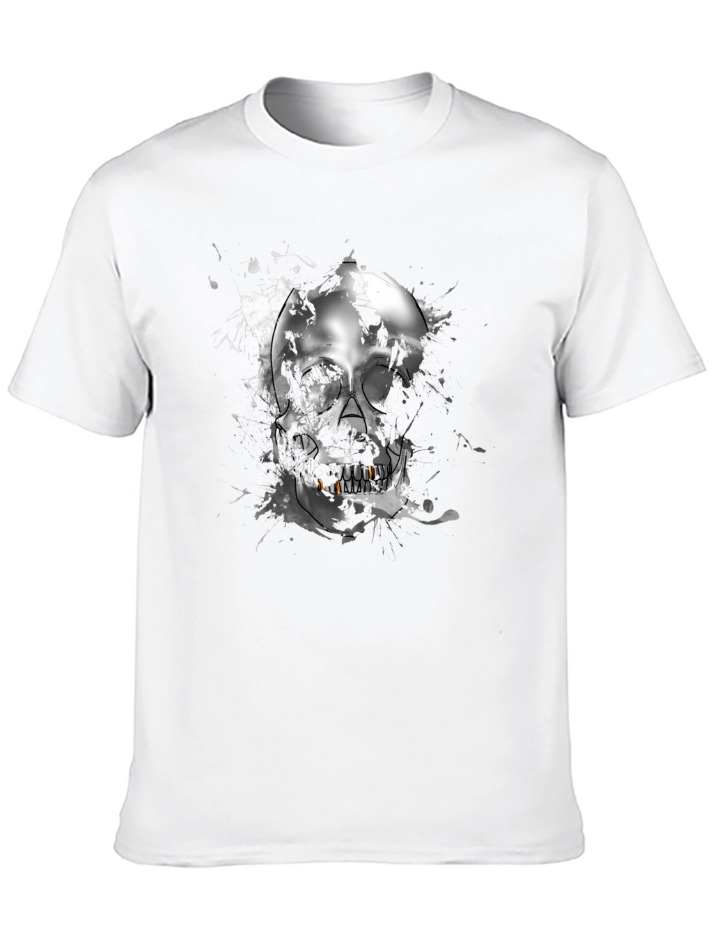 Skull Graphic T-Shirt - Edgy Streetwear Tee