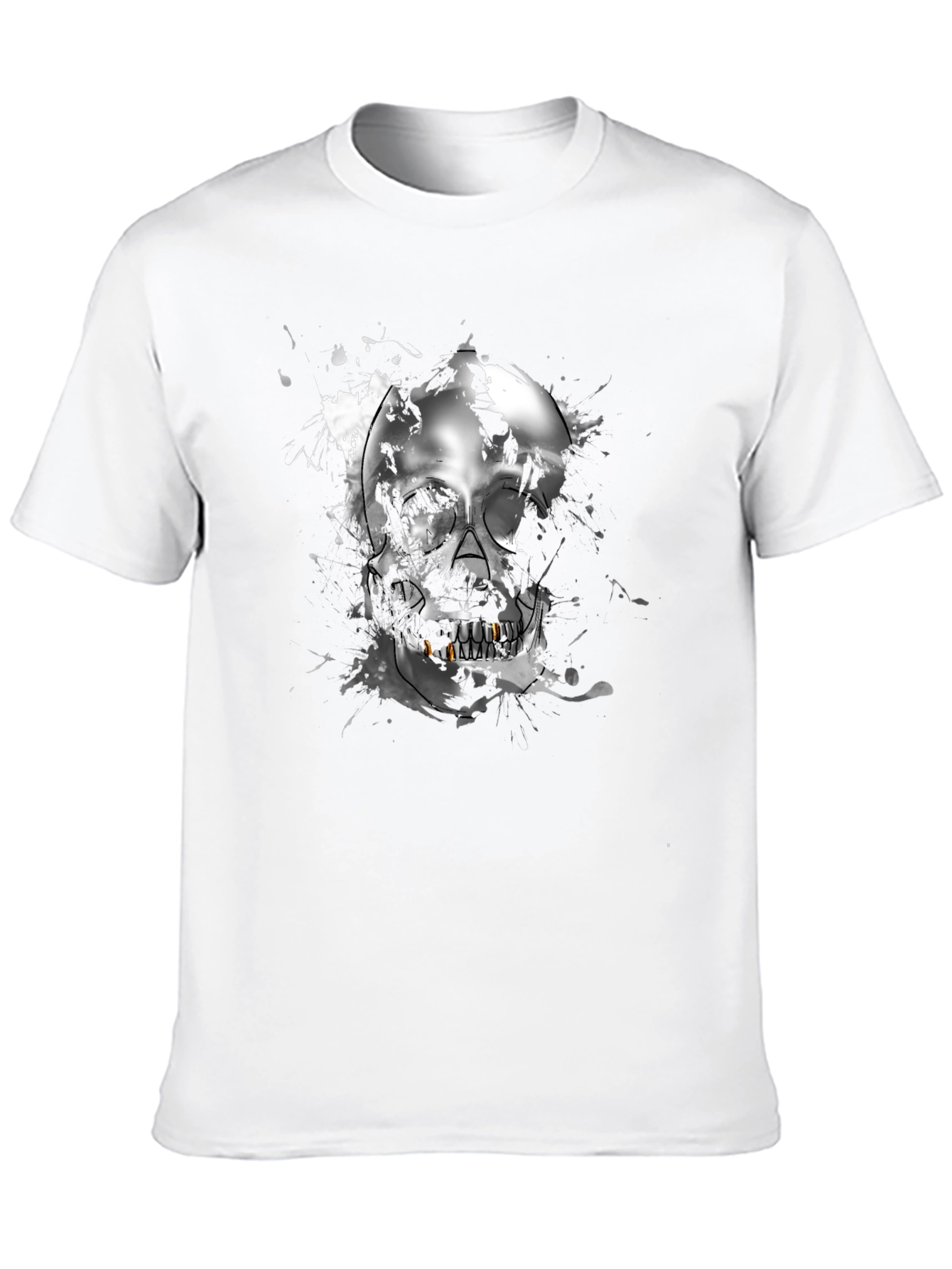 Skull Graphic T-Shirt - Edgy Streetwear Tee