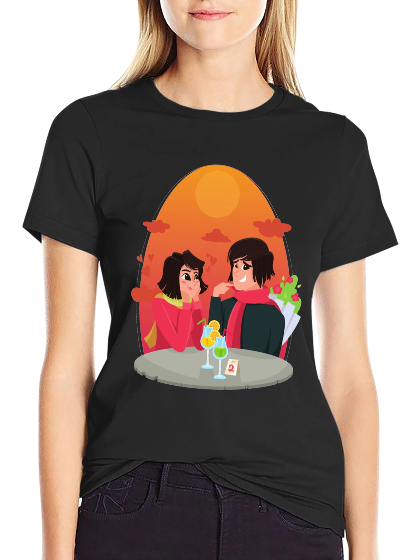 Romantic Date Graphic Tee