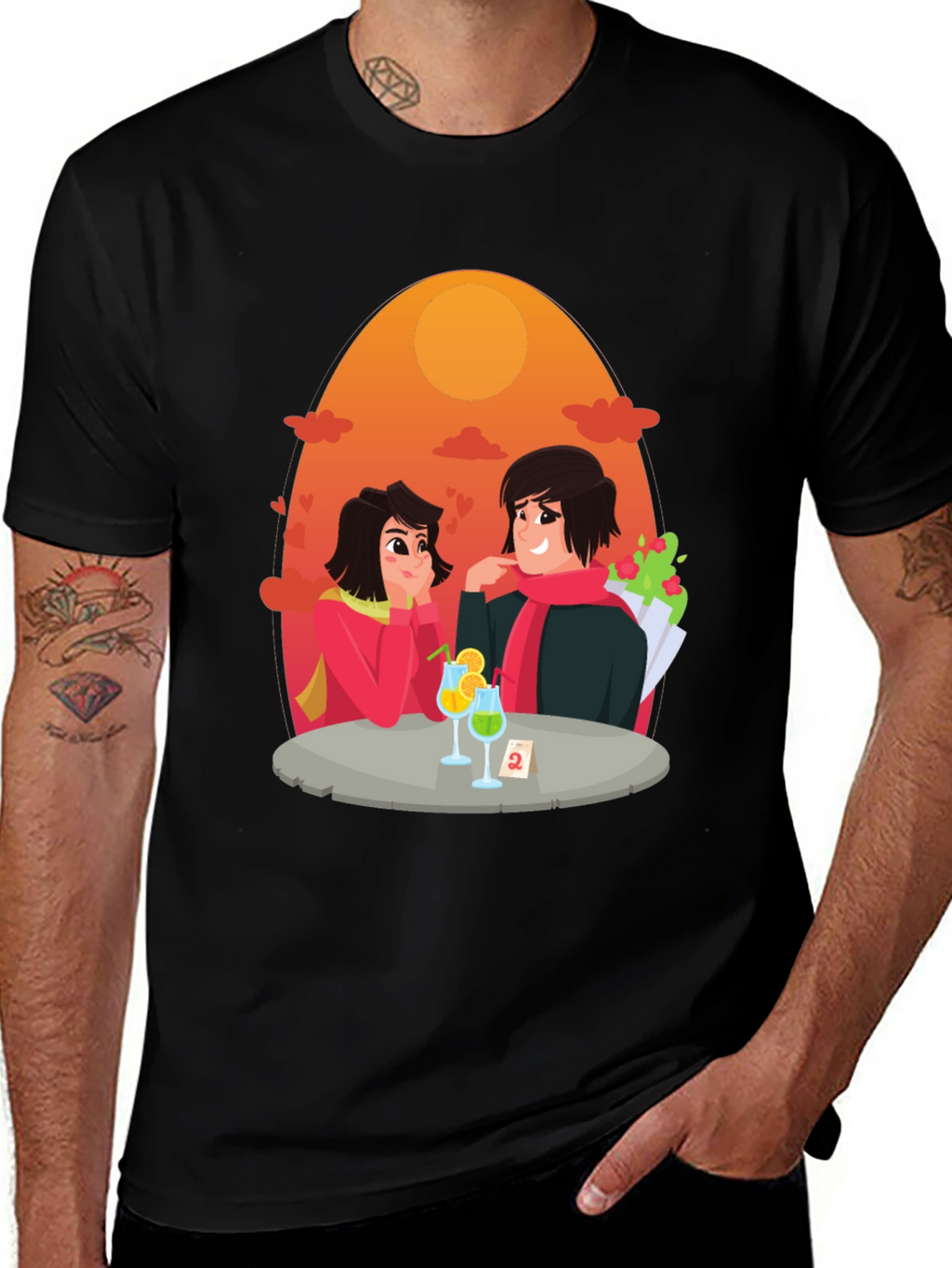 Romantic Date Graphic Tee