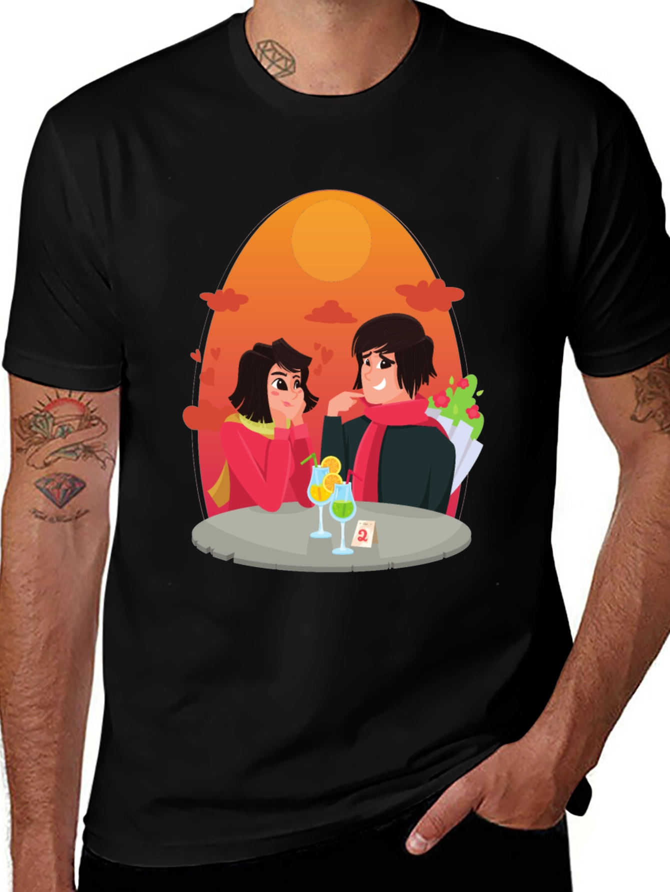 Romantic Date Graphic Tee