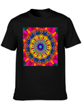 Kaleidoscope Mandala T-Shirt - Vivid Geometric Design