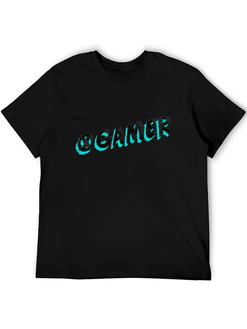 Cool Gamer Graphic T-Shirt - Black Casual Tee