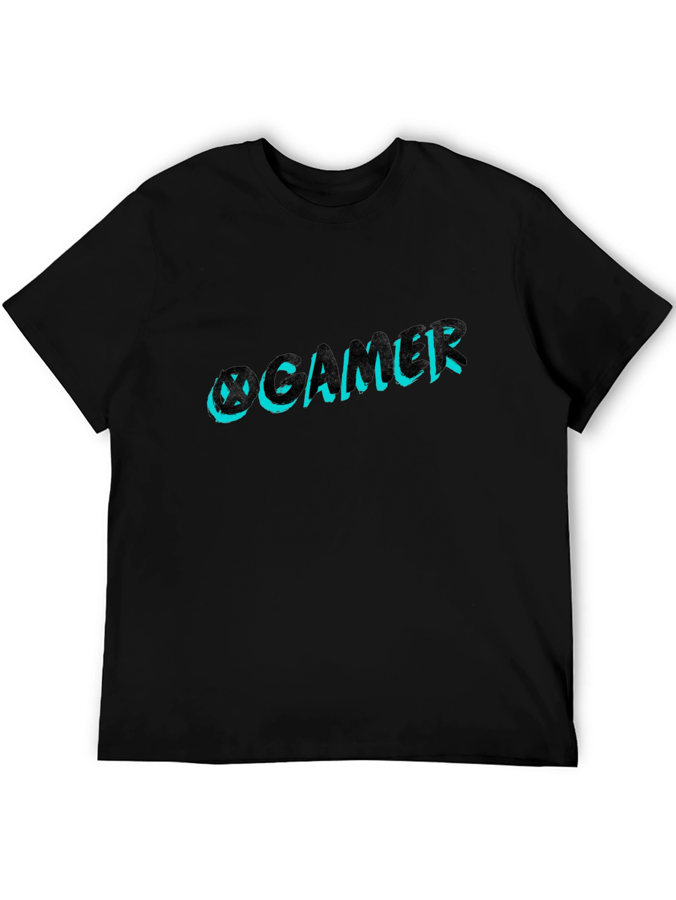 Cool Gamer Graphic T-Shirt - Black Casual Tee