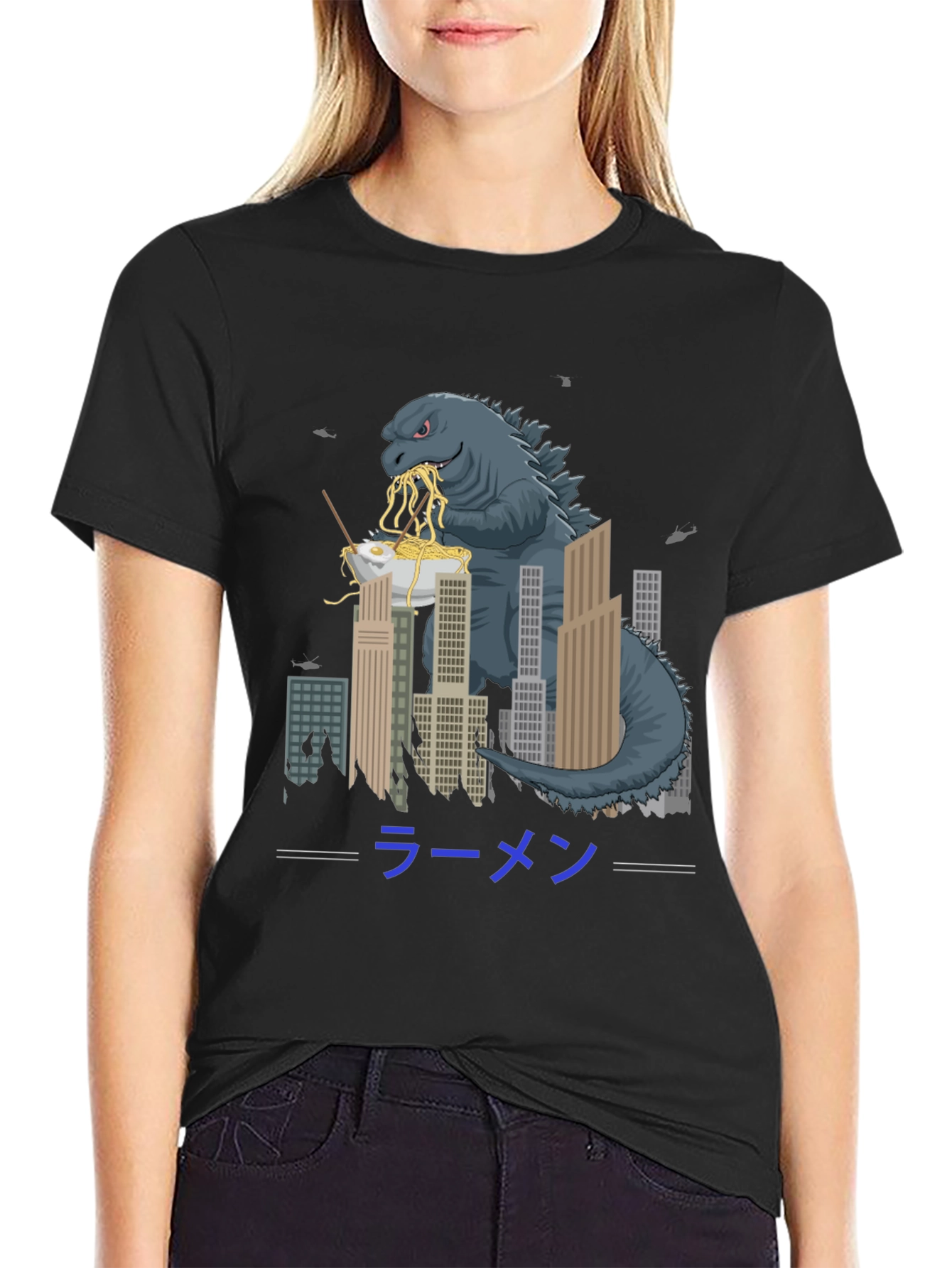 Godzilla Ramen Graphic T-Shirt