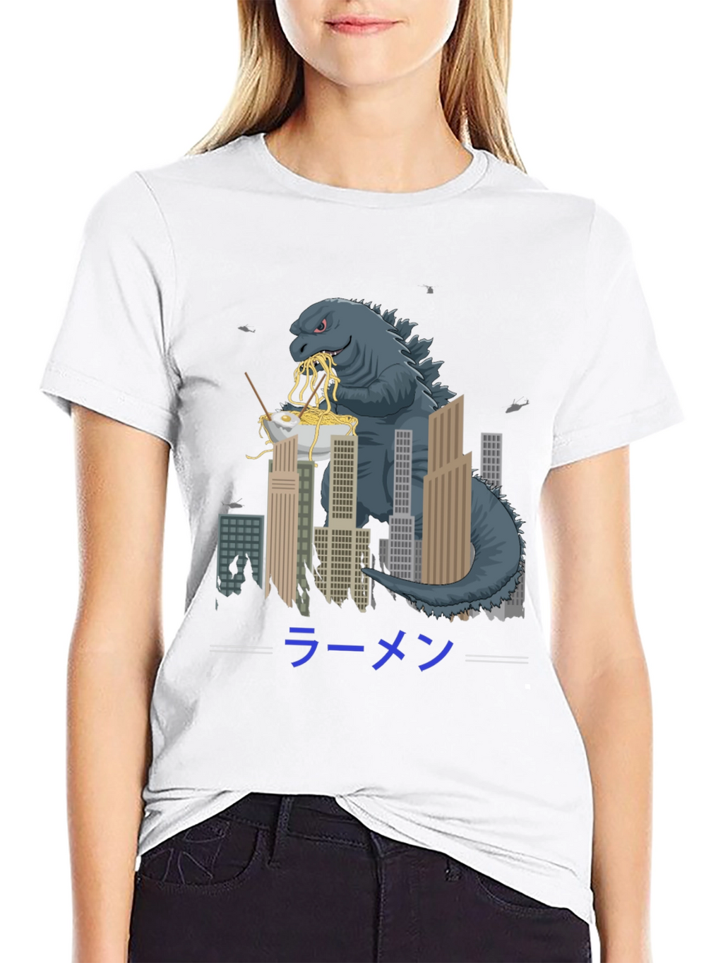 Godzilla Ramen Graphic T-Shirt
