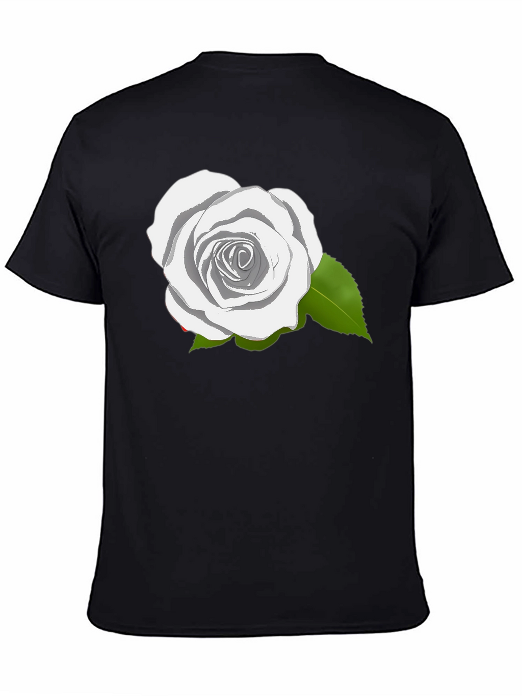 Rose Graphic T-Shirt - Elegant Floral Design