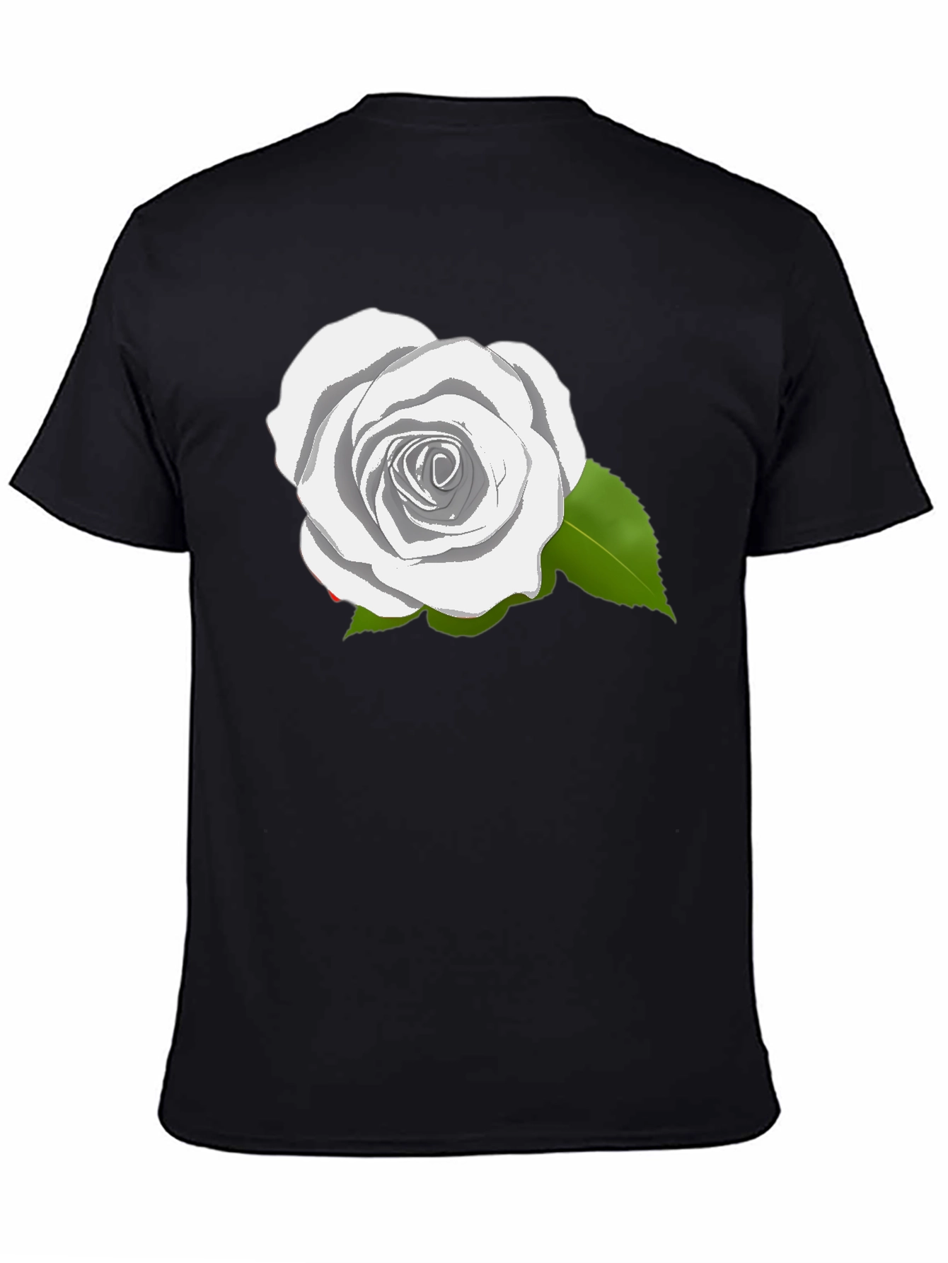 Rose Graphic T-Shirt - Elegant Floral Design