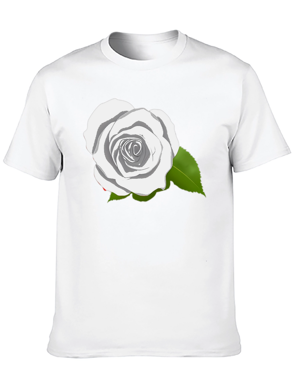 Rose Graphic T-Shirt - Elegant Floral Design