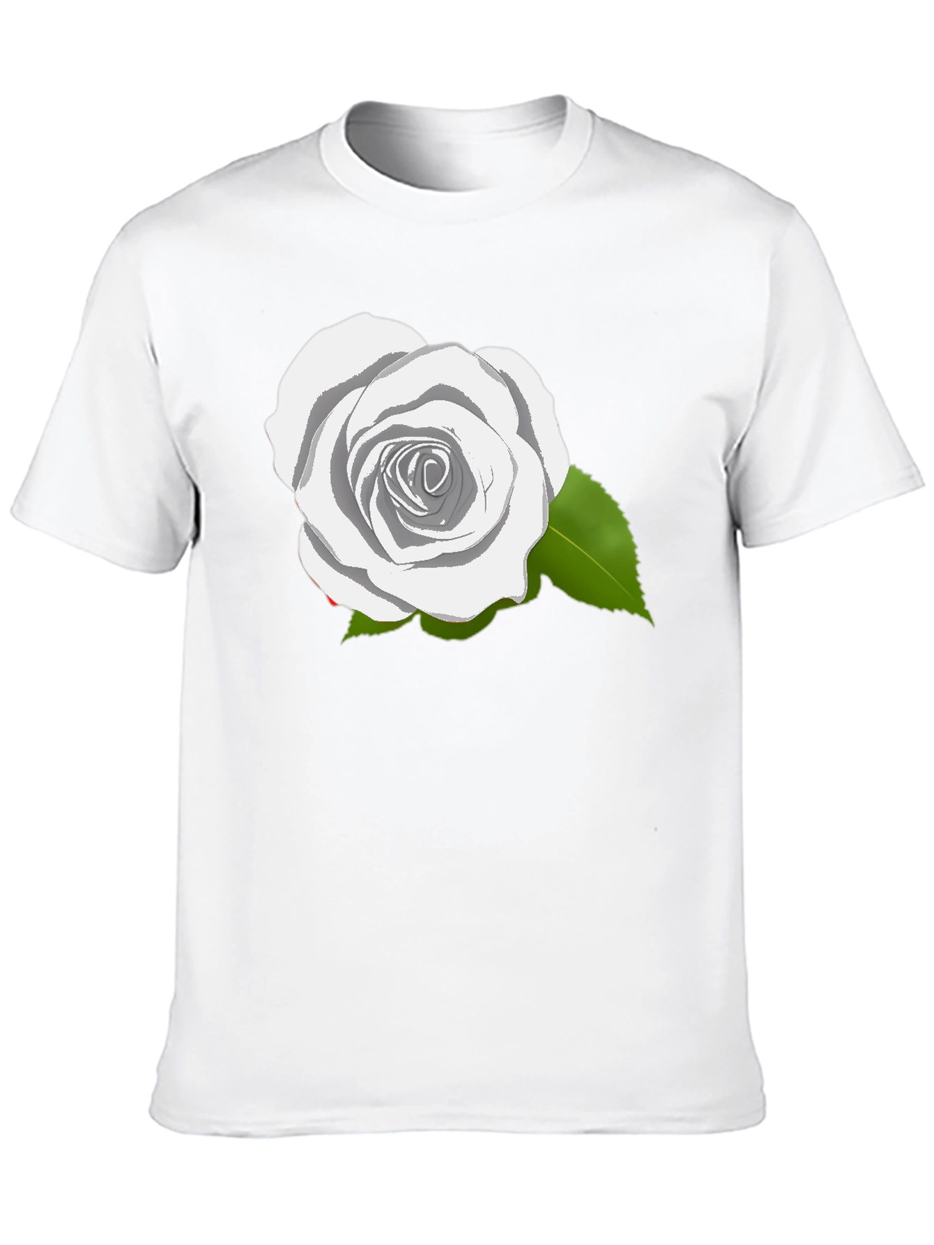 Rose Graphic T-Shirt - Elegant Floral Design