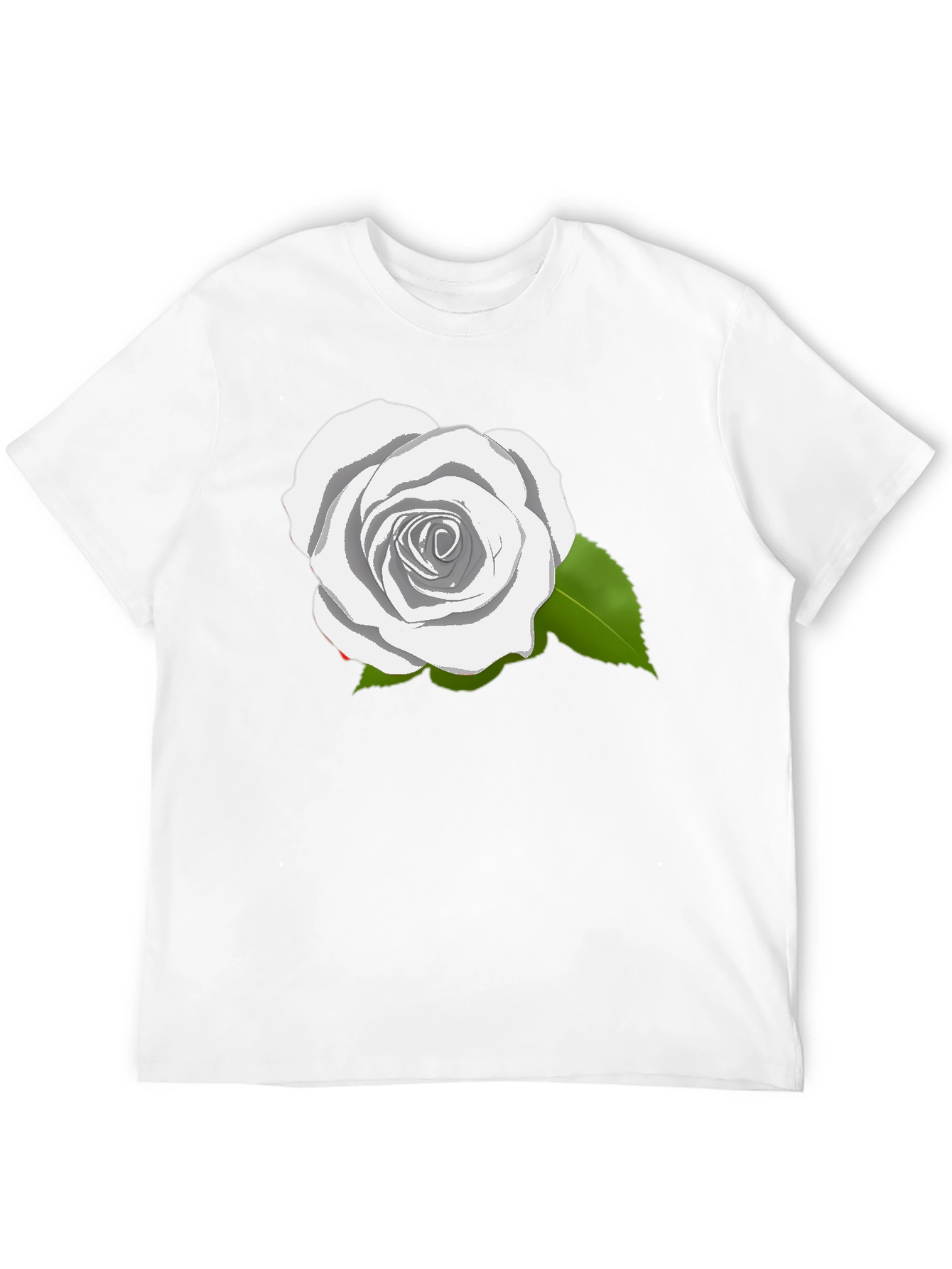 Rose Graphic T-Shirt - Elegant Floral Design