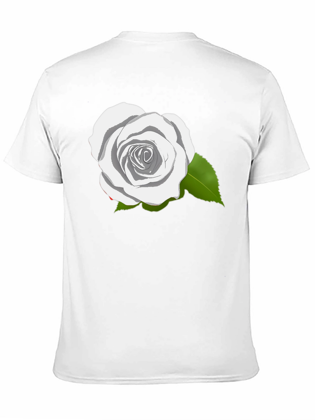Rose Graphic T-Shirt - Elegant Floral Design