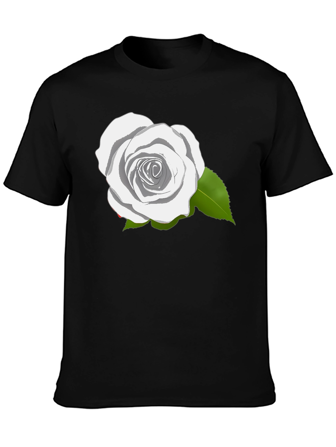 Rose Graphic T-Shirt - Elegant Floral Design