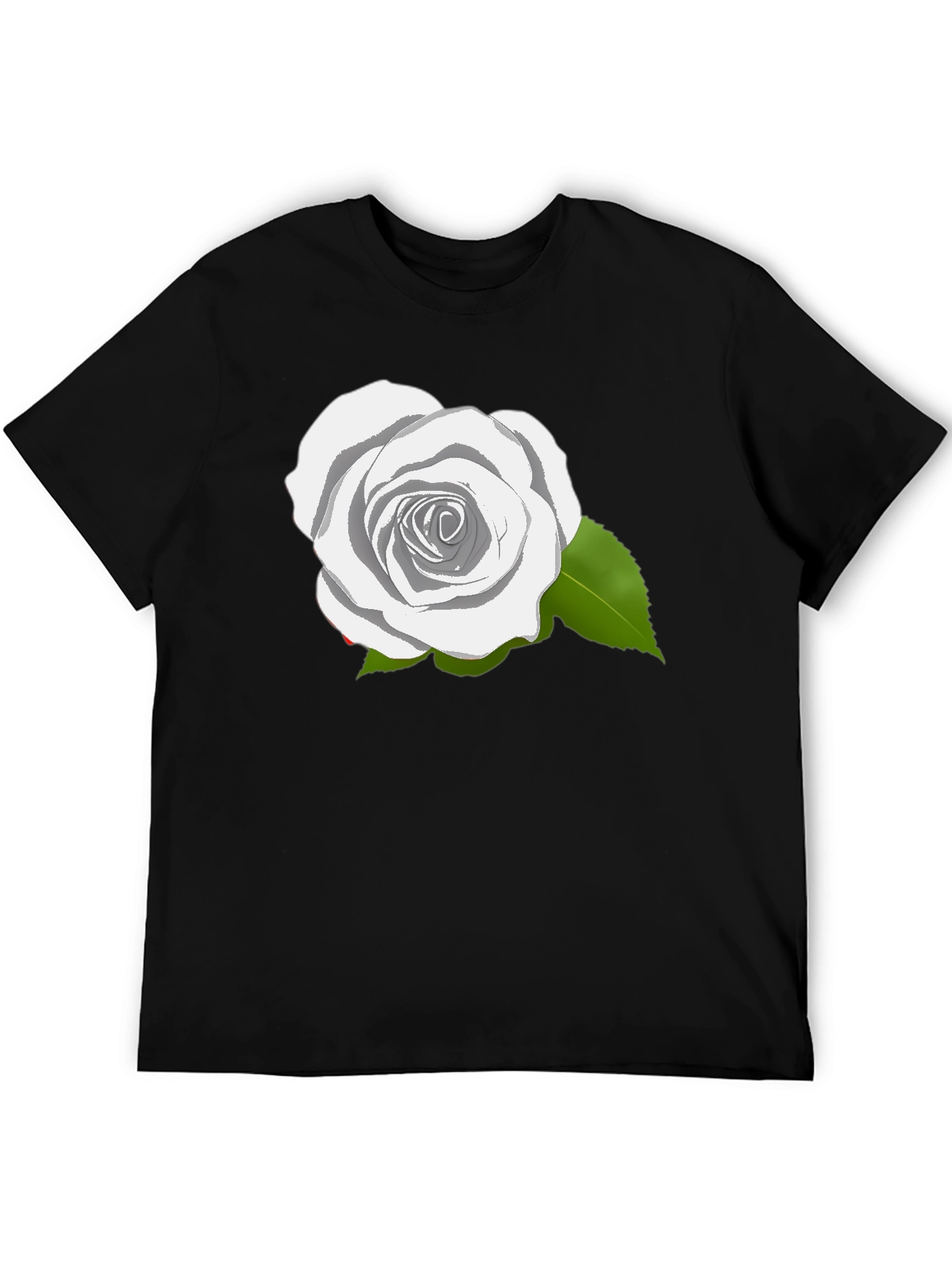 Rose Graphic T-Shirt - Elegant Floral Design