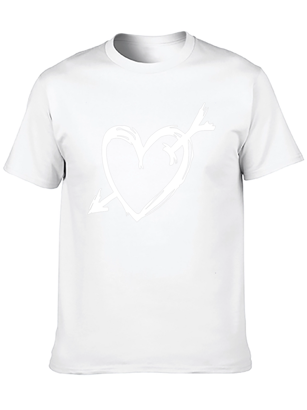 Heart Arrow Graphic Tee - Stylish Casual Wear