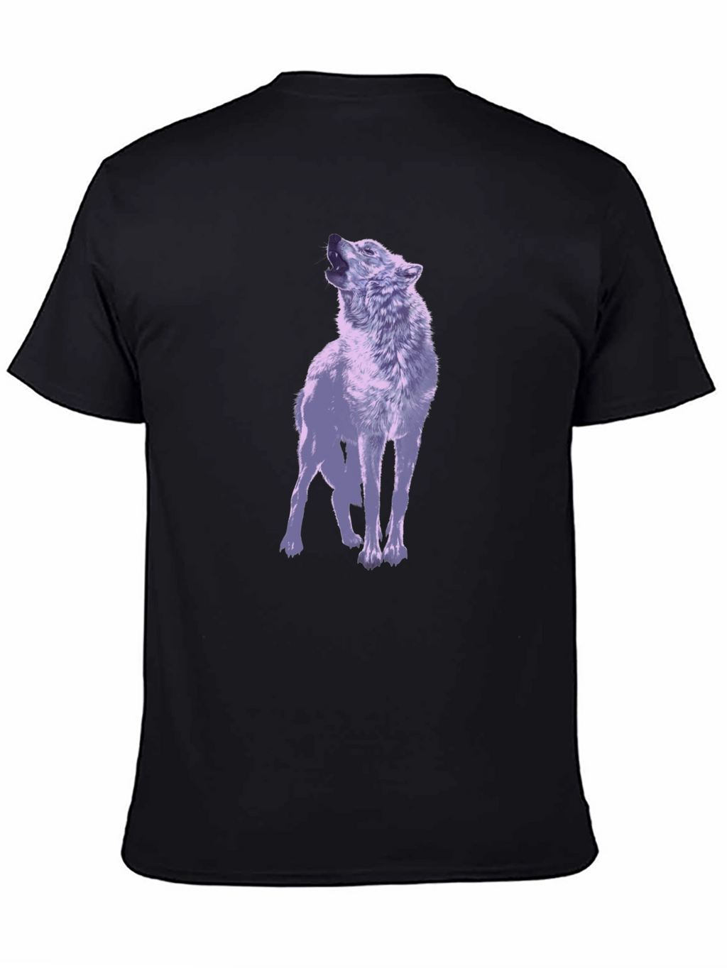 Wolf Graphic T-Shirt - Mens Black Tee