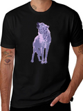 Wolf Graphic T-Shirt - Mens Black Tee