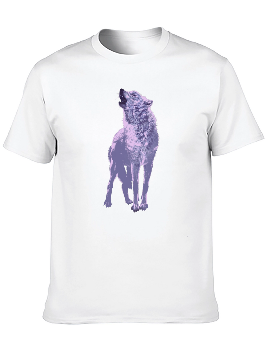Wolf Graphic T-Shirt - Mens Black Tee