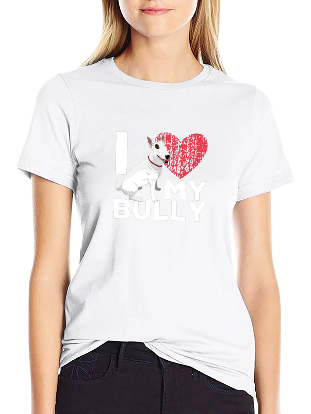 I Love My Bully T-Shirt - Dog Lover Tee