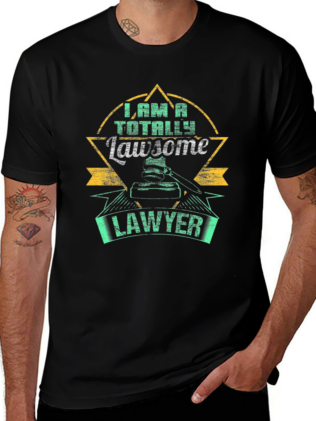 Totally Lawsome Lawyer T-Shirt - Novelty Tee