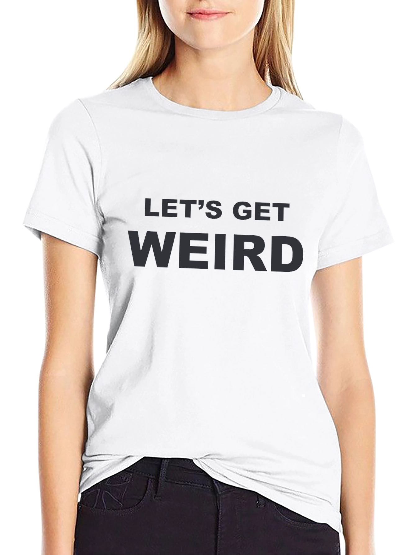 Lets Get Weird Graphic Tee - Black