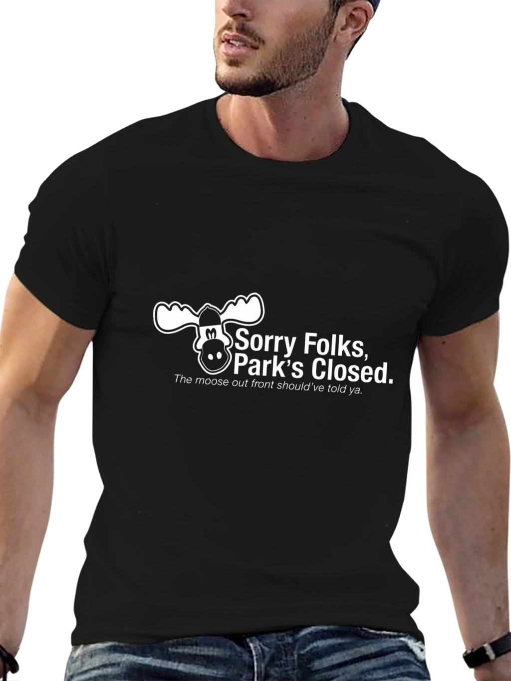 Sorry Folks Parks Closed Graphic Tee