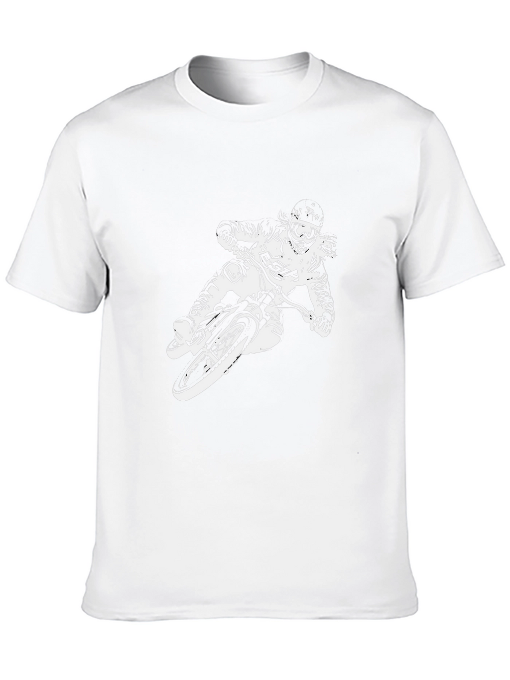 Mens Graphic T-Shirt - Mountain Biker Design
