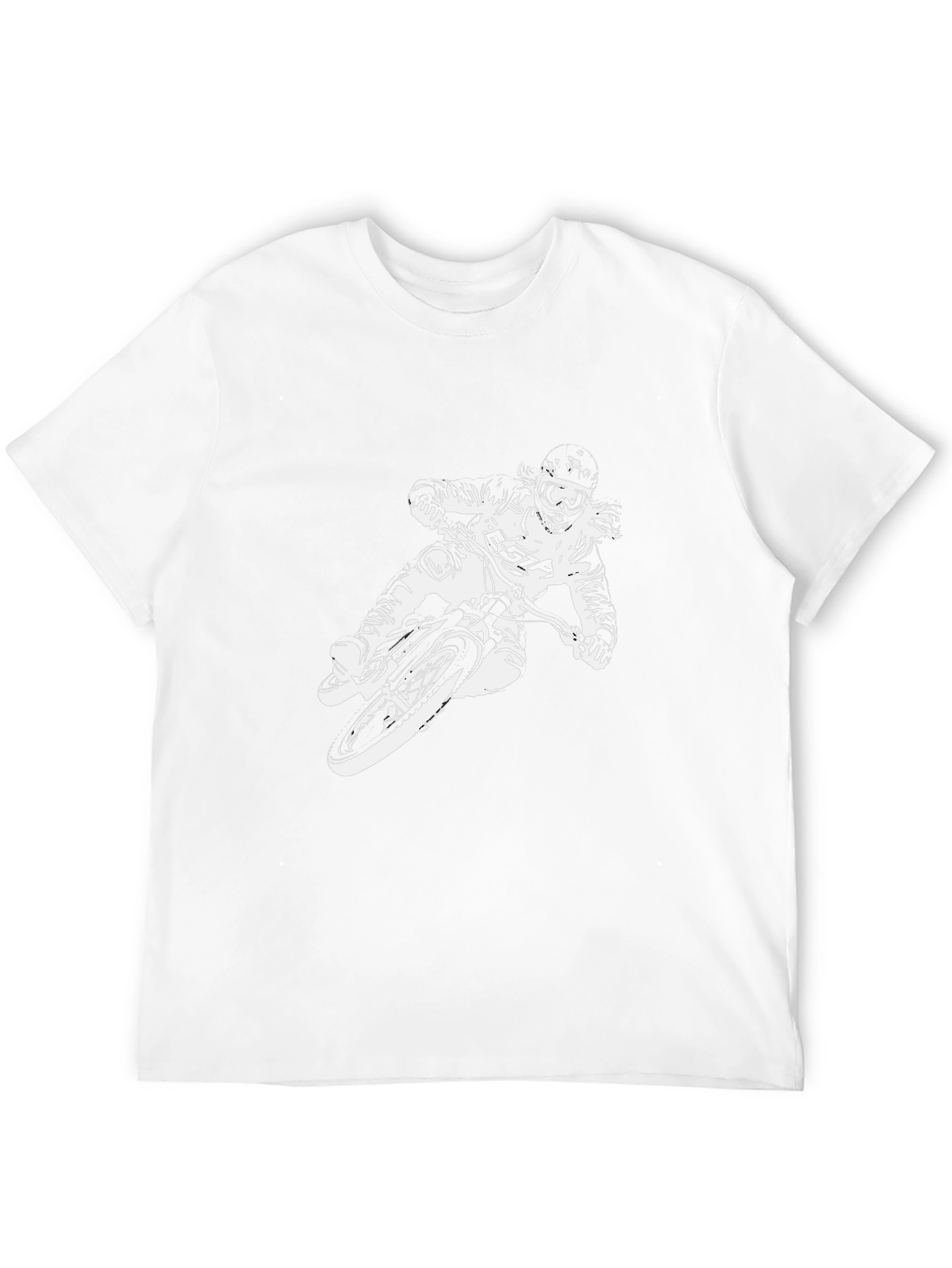 Mens Graphic T-Shirt - Mountain Biker Design
