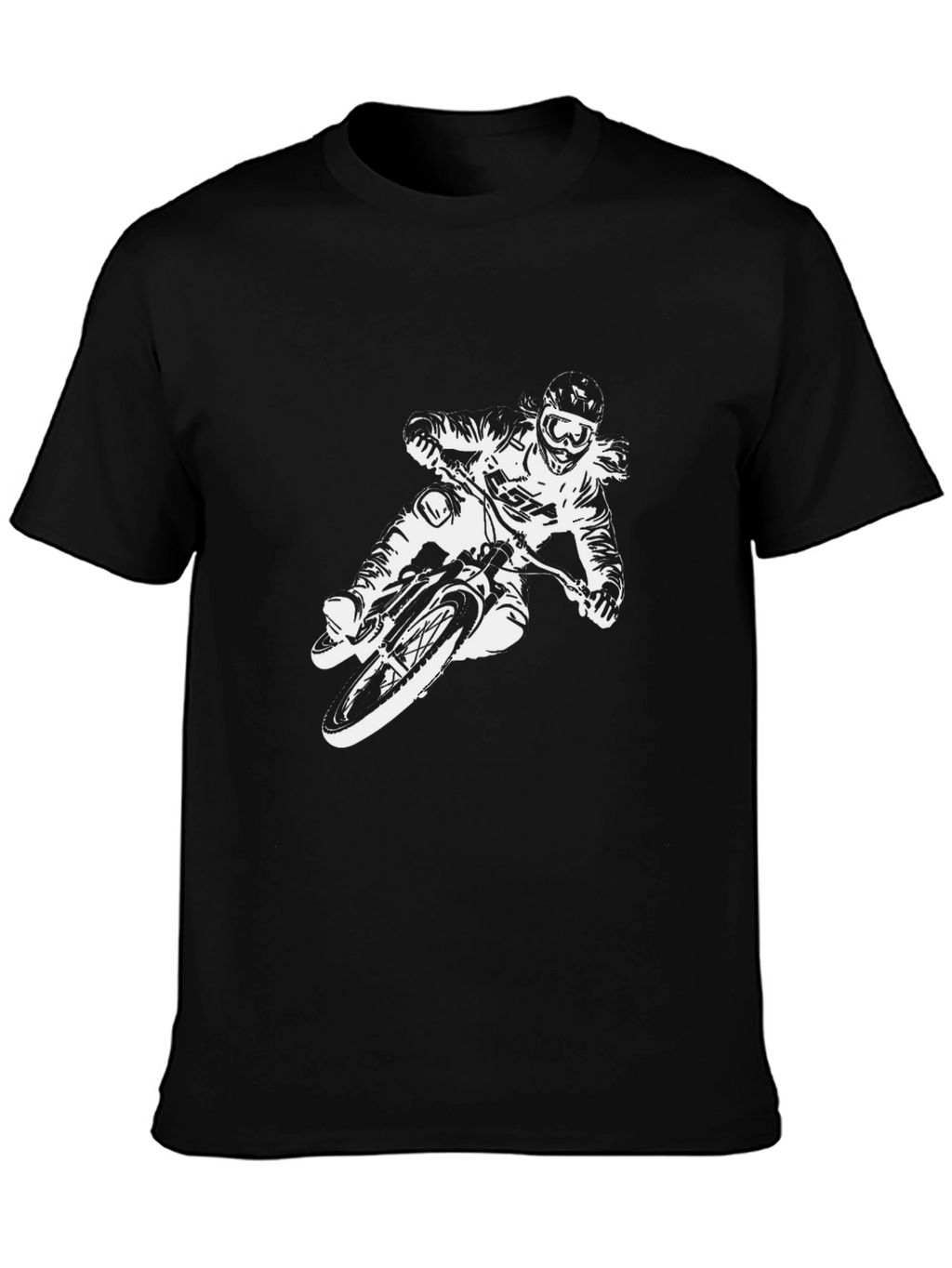 Mens Graphic T-Shirt - Mountain Biker Design