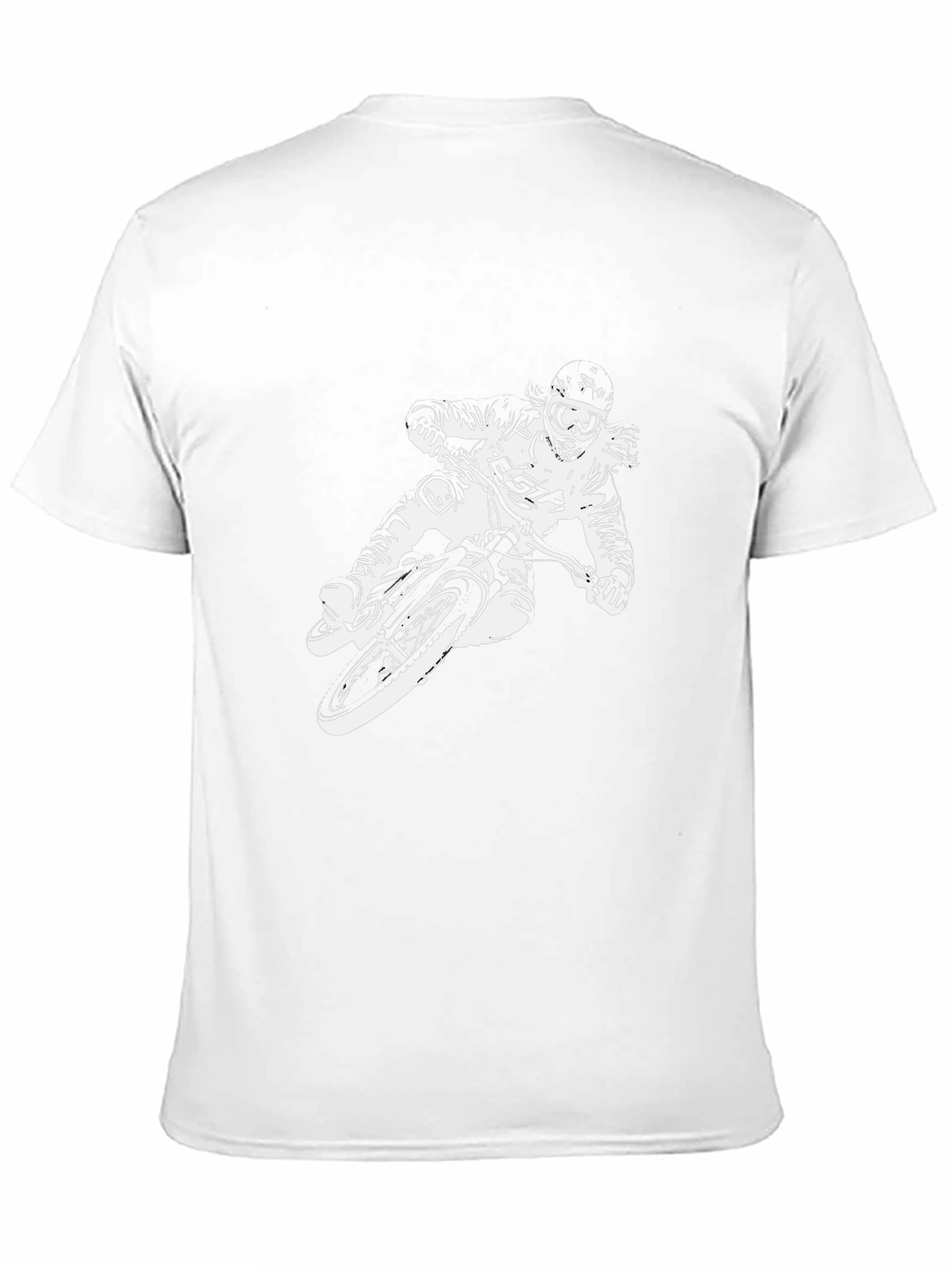 Mens Graphic T-Shirt - Mountain Biker Design