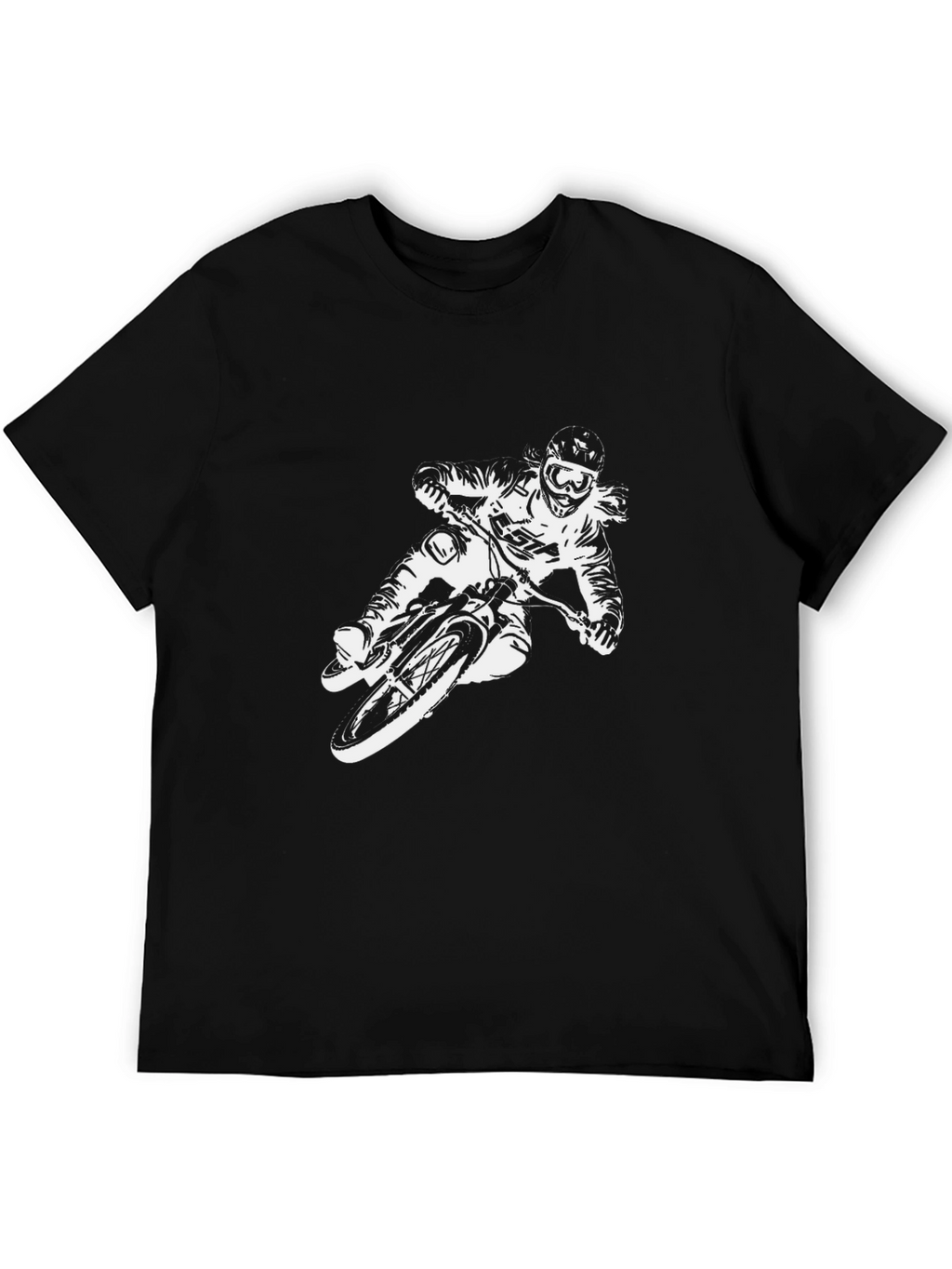 Mens Graphic T-Shirt - Mountain Biker Design