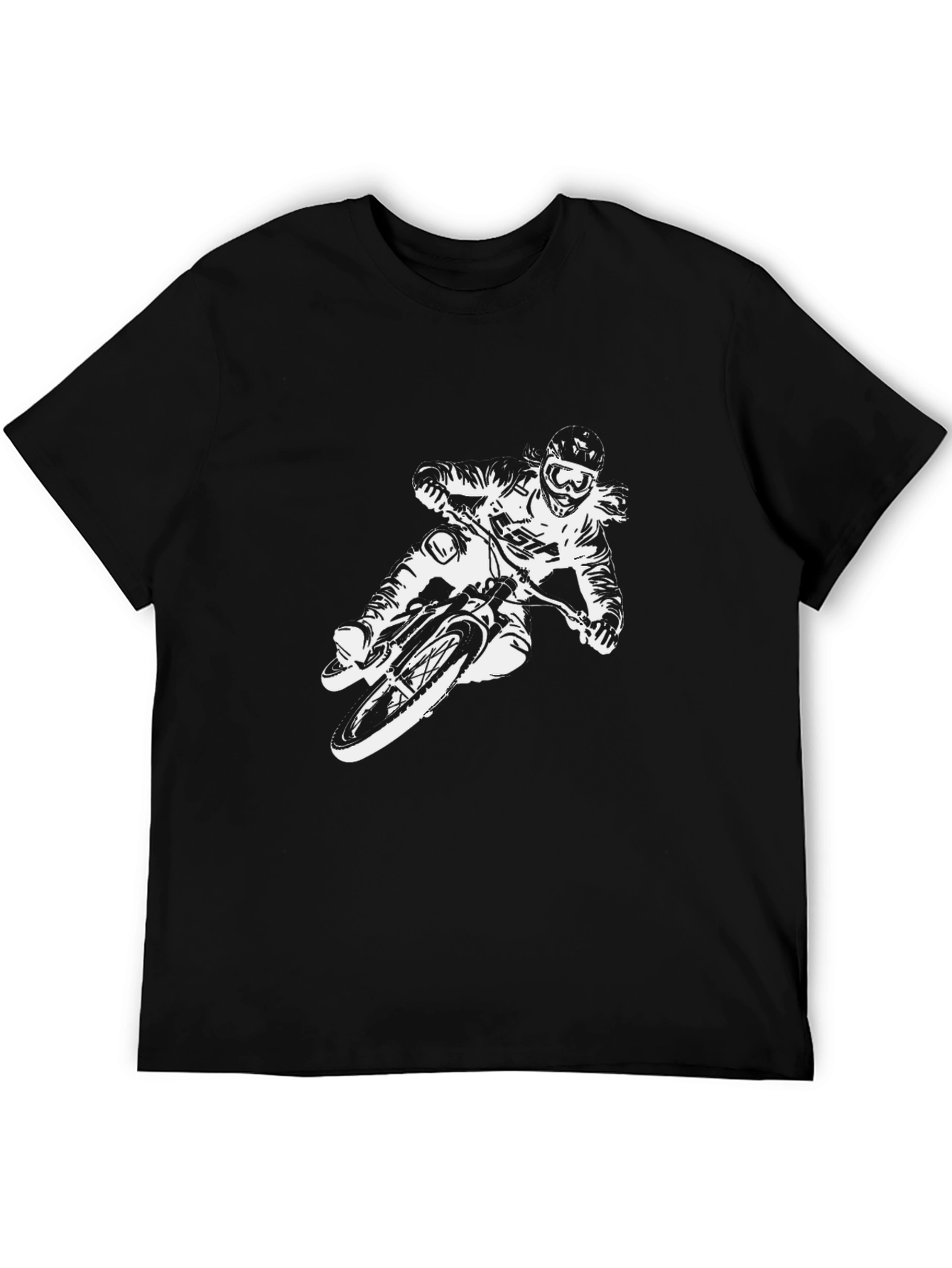Mens Graphic T-Shirt - Mountain Biker Design