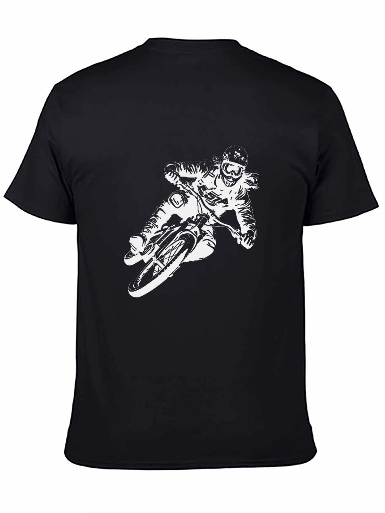 Mens Graphic T-Shirt - Mountain Biker Design