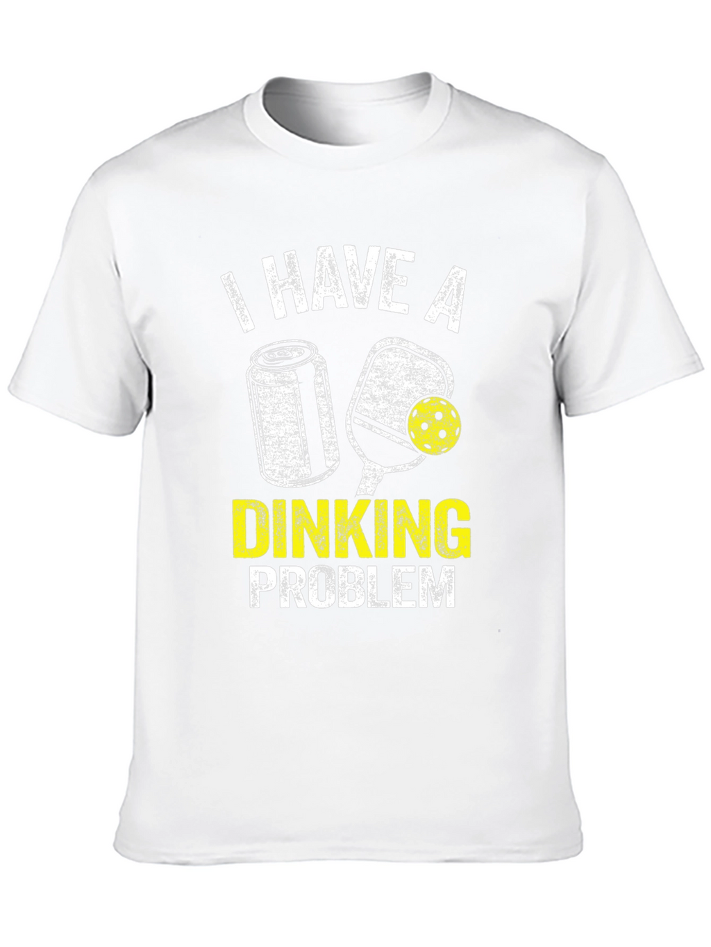 I Have a Dinking Problem Black Graphic Tee