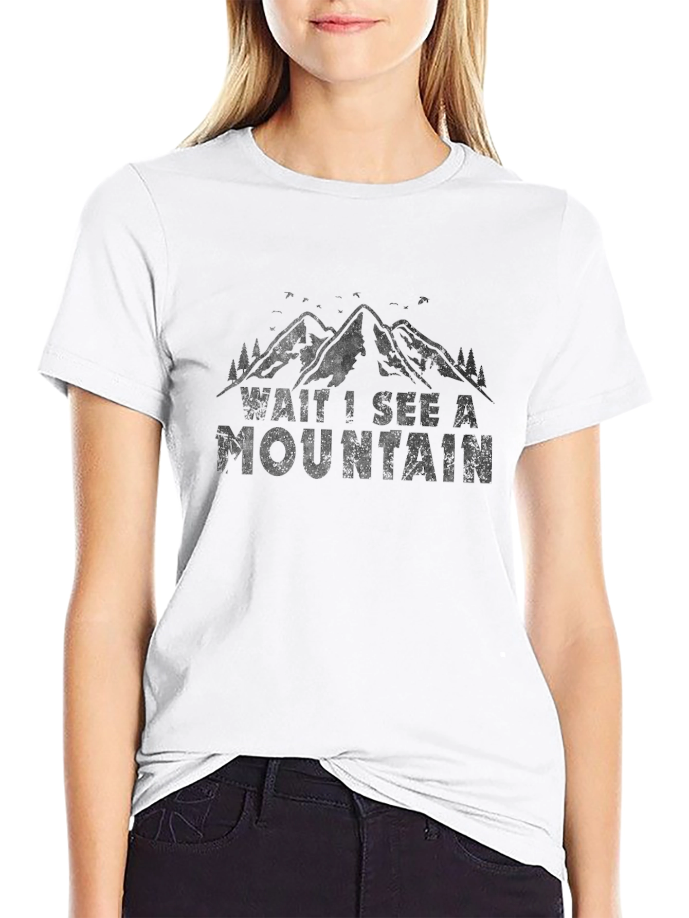 Mountain Lover Tee: Wait I See a Mountain T-Shirt