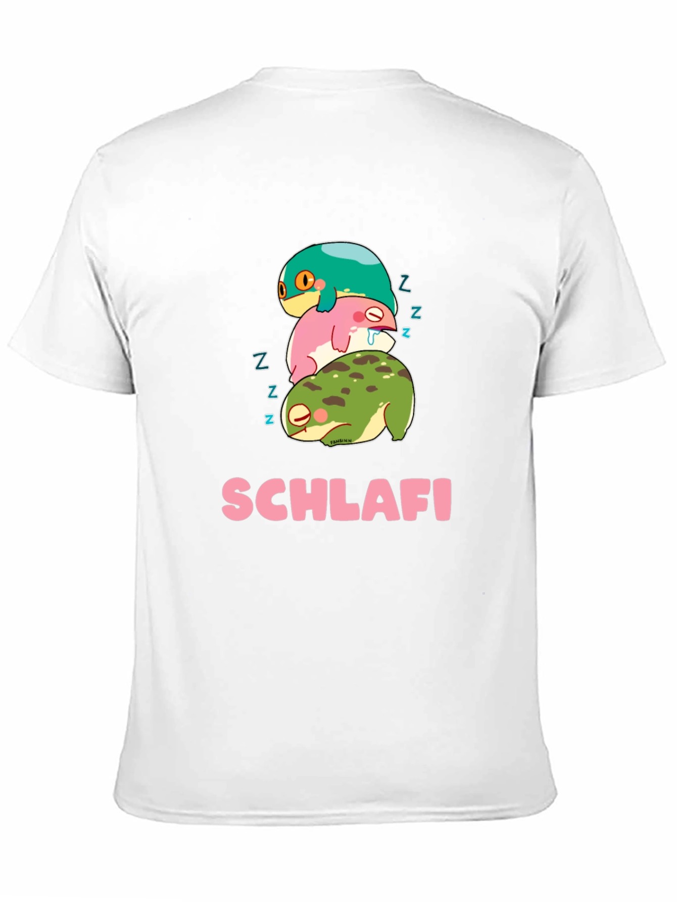 Schlafi Sleeping Frog Stack T-Shirt