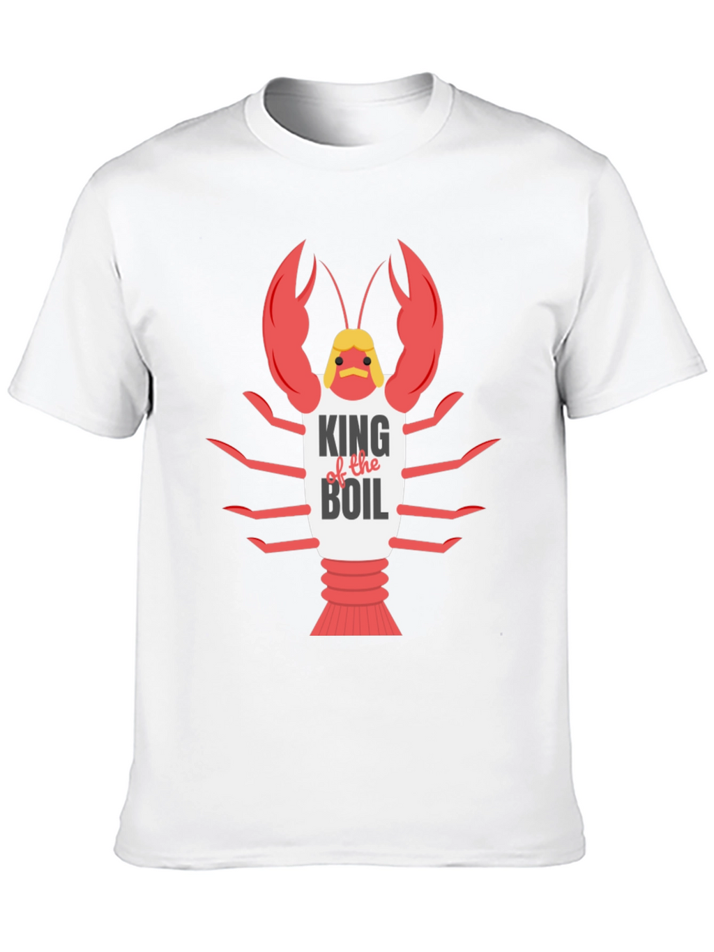 King of the Boil T-Shirt Crawfish Tee
