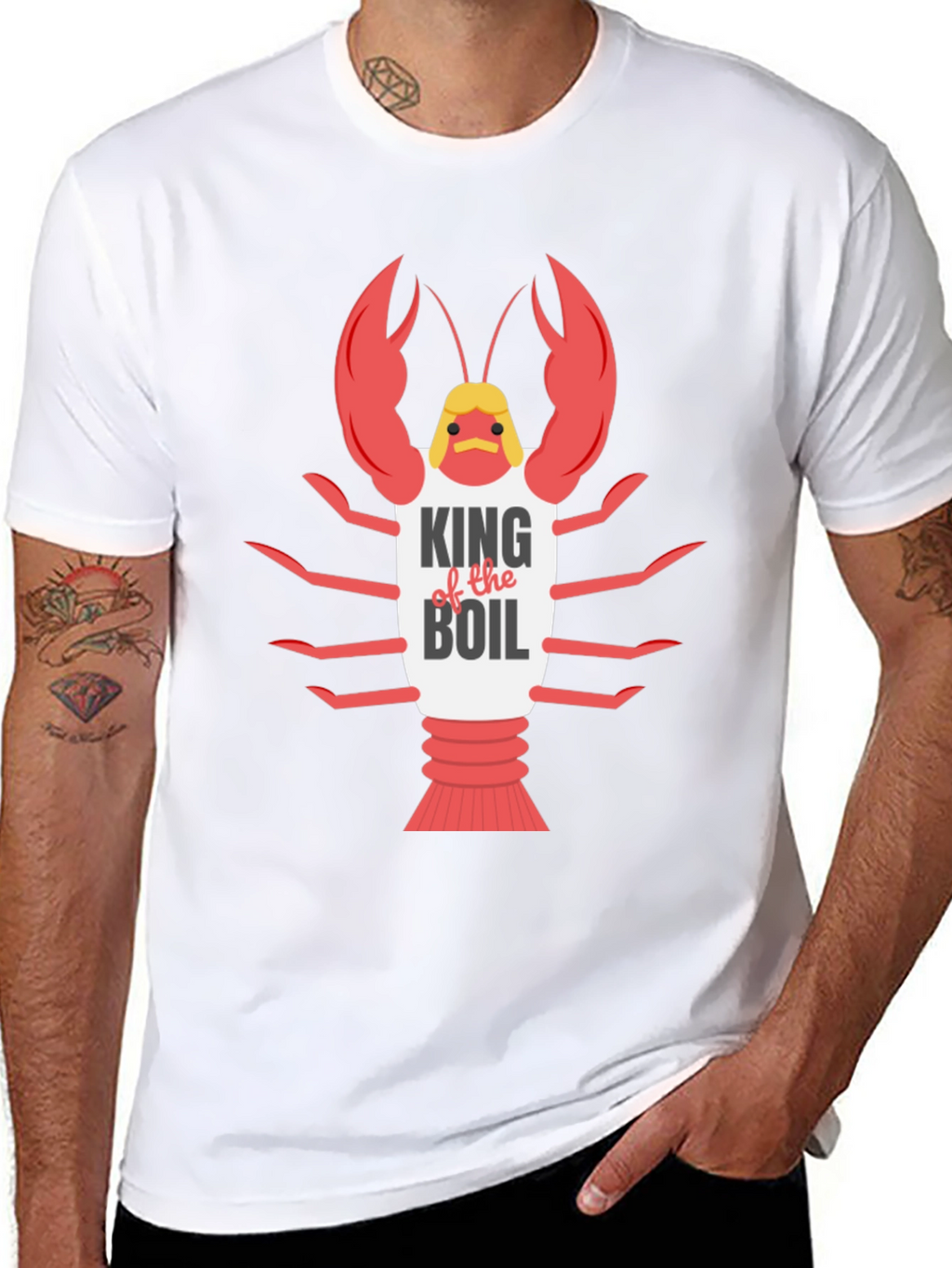 King of the Boil T-Shirt Crawfish Tee