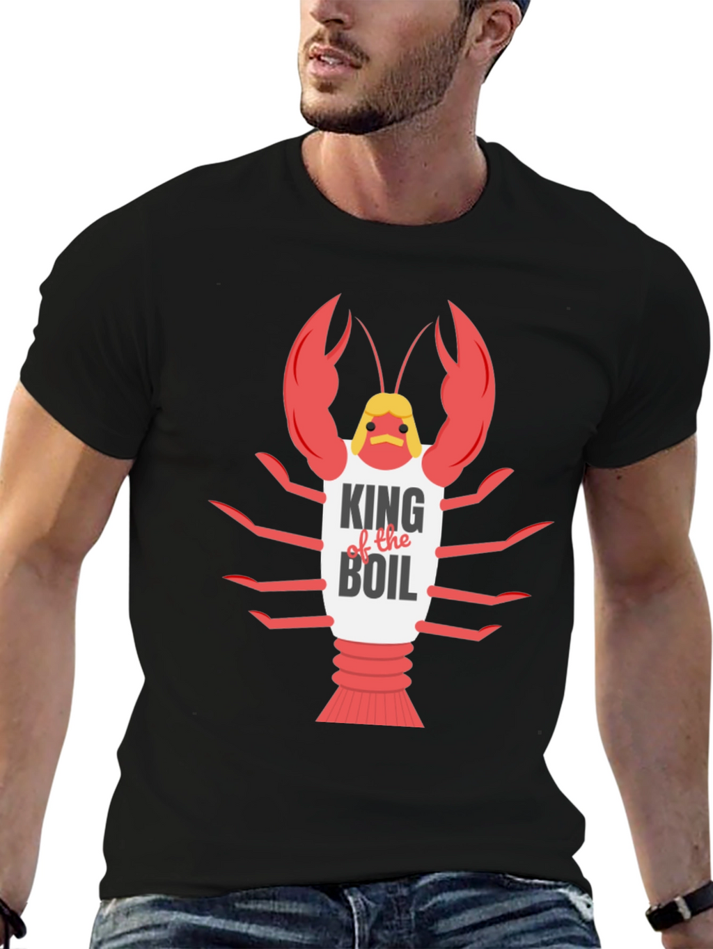 King of the Boil T-Shirt Crawfish Tee