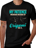 Origami Patience T-Shirt - Unique Graphic Tee