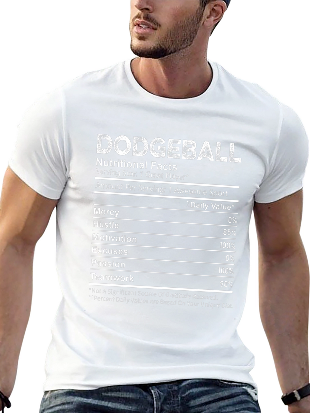 Dodgeball Nutritional Facts T-Shirt