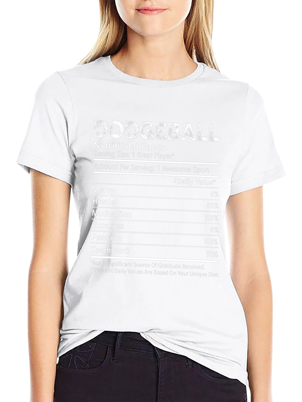 Dodgeball Nutritional Facts T-Shirt