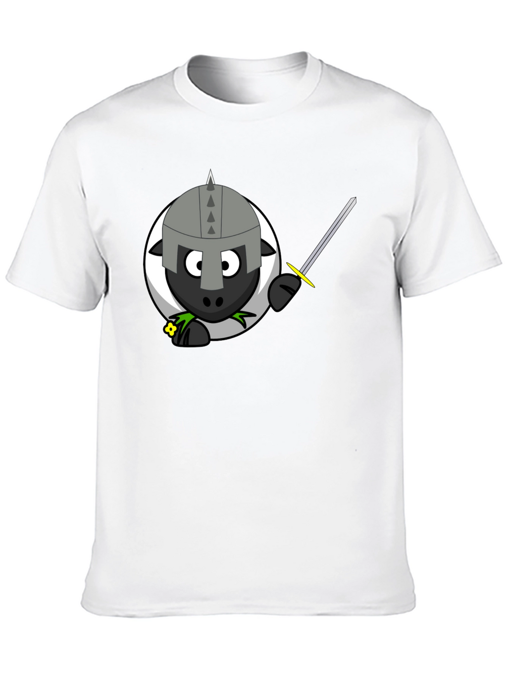 Knight Sheep Graphic T-Shirt