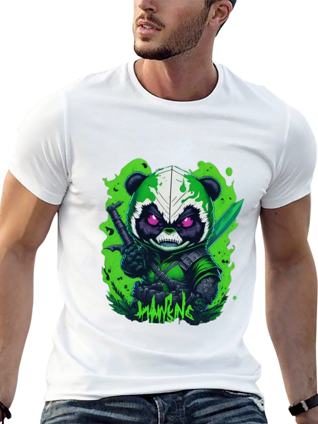 Ninja Panda T-Shirt - Graphic Tee