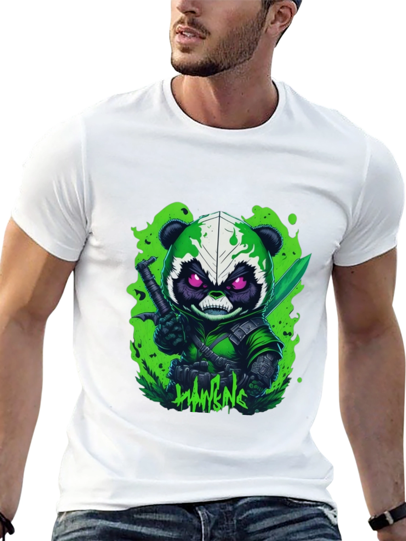 Ninja Panda T-Shirt - Graphic Tee