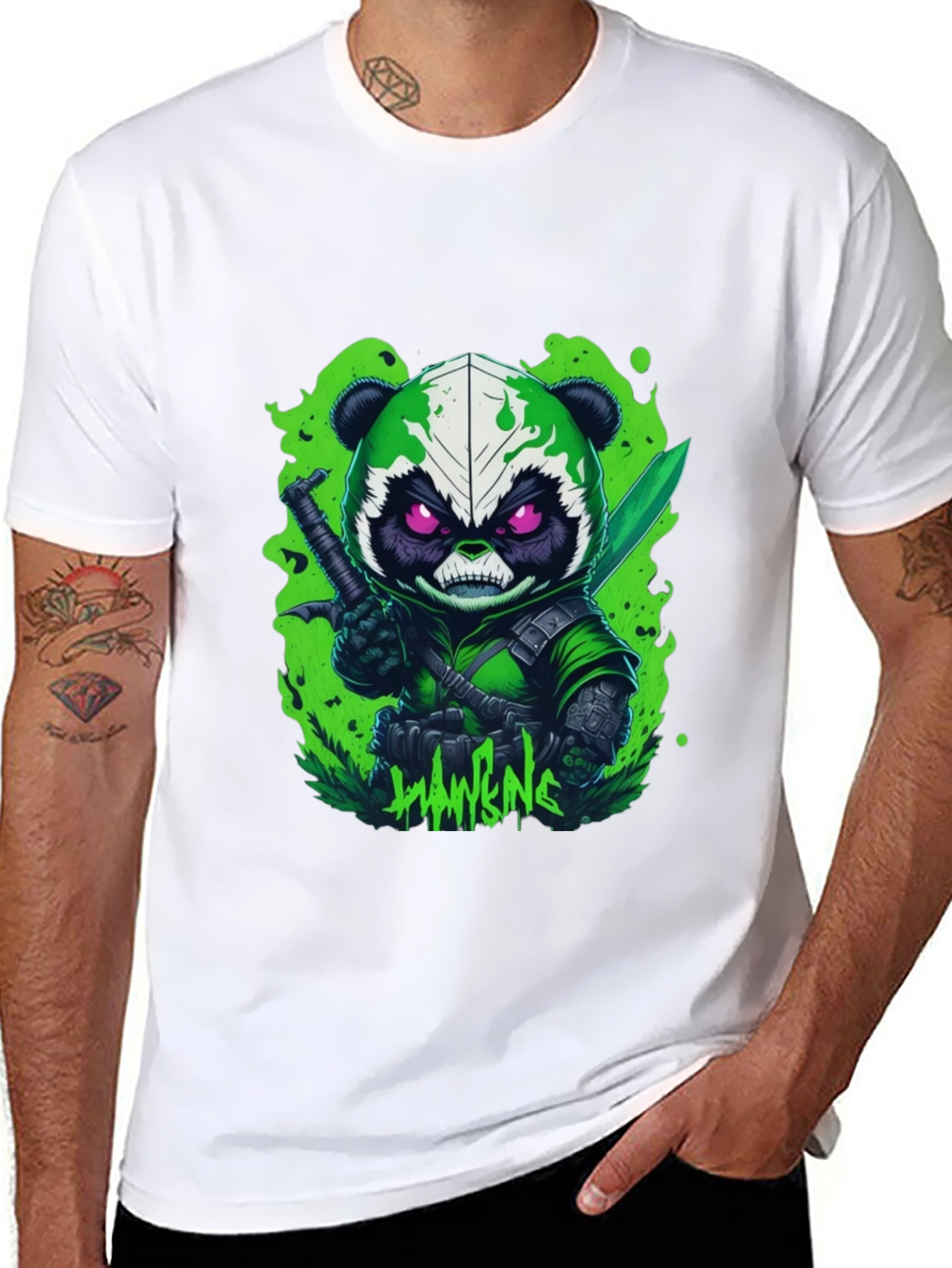 Ninja Panda T-Shirt - Graphic Tee